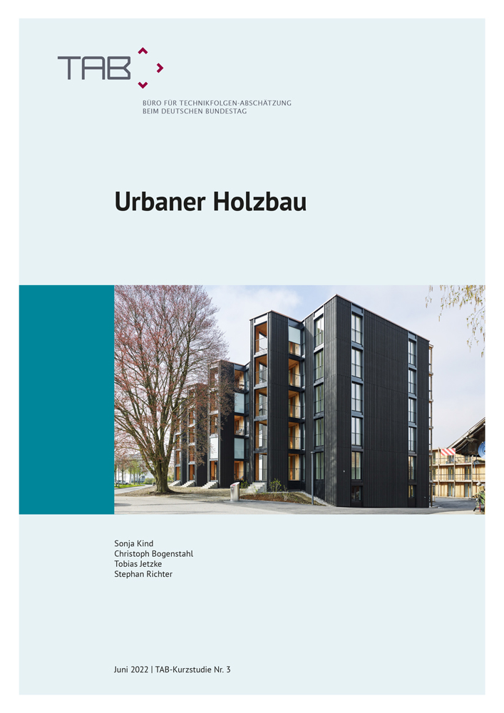 Cover: TAB-Kurzstudie Nr. 3. Urbaner Holzbau