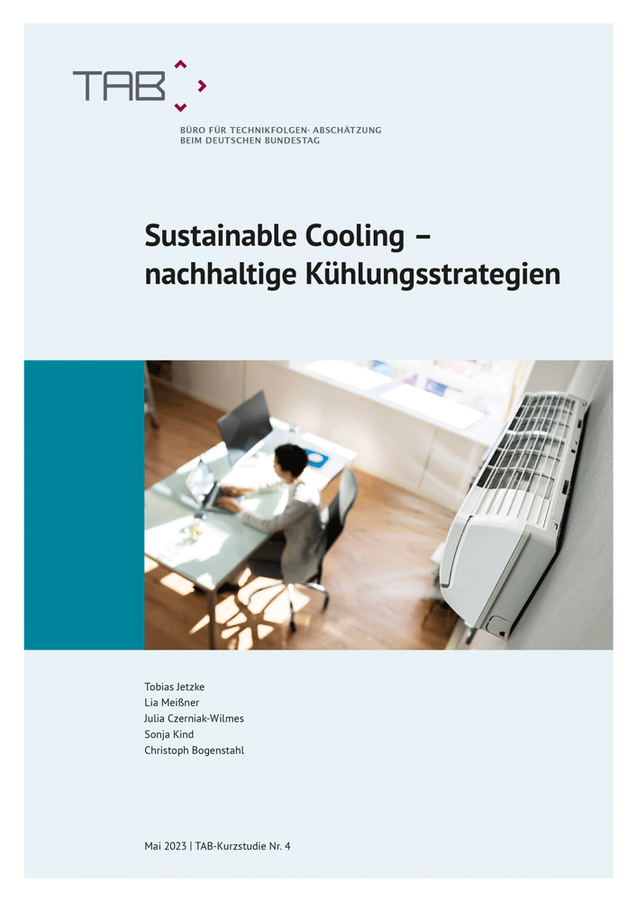 Cover: TAB-Kurzstudie Nr. 4 Sustainable Cooling