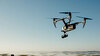 Drohne über Wasserlandschaft 