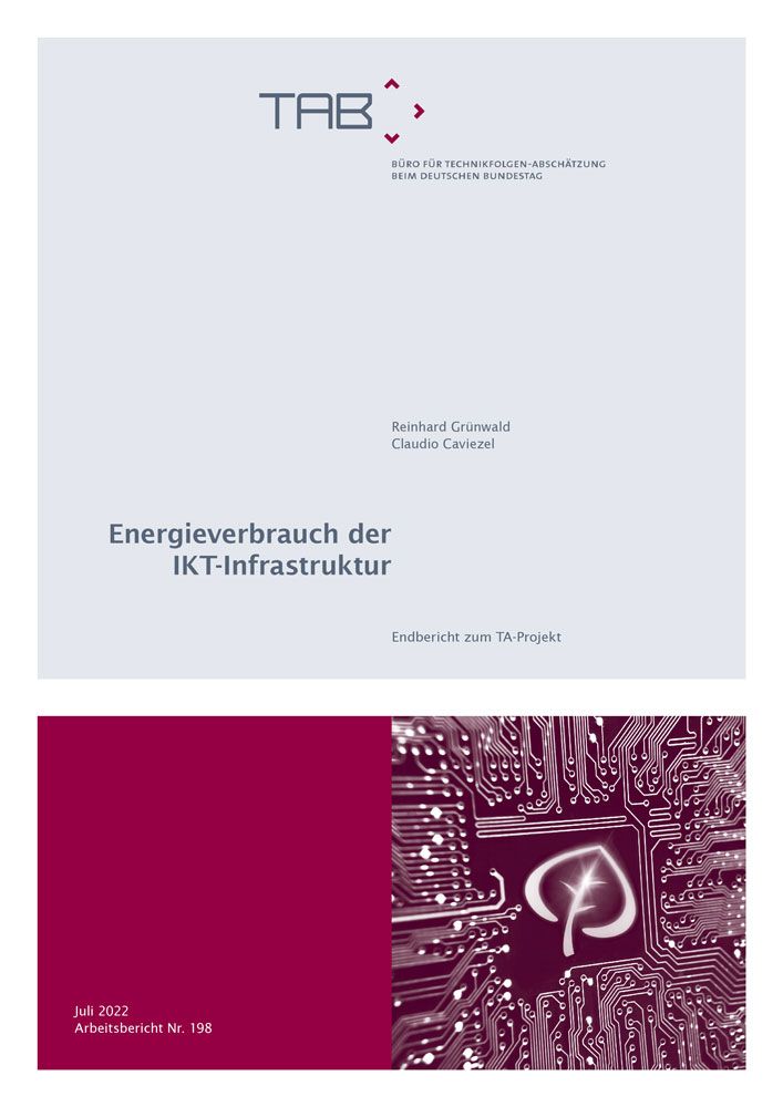 Cover: TAB-Arbeitsbericht Nr. 198: Energieverbrauch der IKT-Infrastruktur. Endbericht zum TA-Projekt