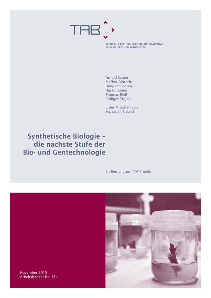 Cover TAB-AB 164 Synthetische Biologie