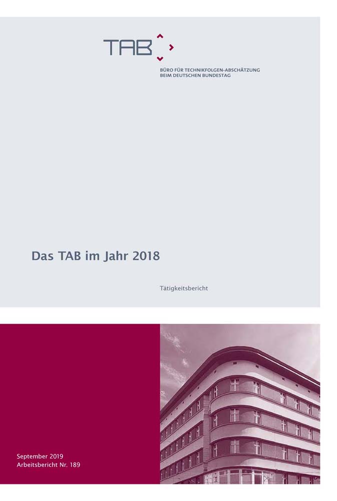 TAB, Tätigkeitsbericht 2018, Arbeitsbericht Nr. 189