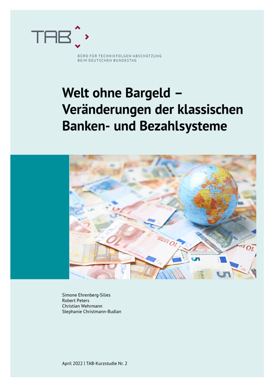 Cover: TAB-Kurzstudie Nr. 2. Welt ohne Bargeld - Veränderungen der klassischen Banken- und Bezahlsysteme