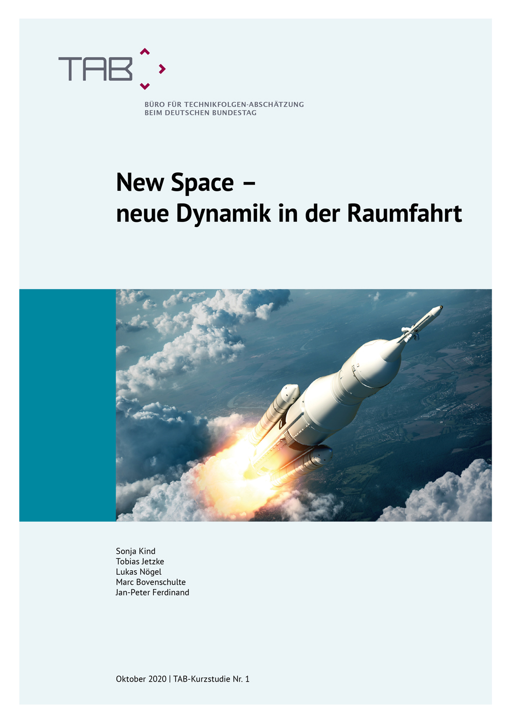 Cover: Kurzstudie Nr.1 -  New Space - neue Dynamik in der Raumfahrt