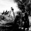 Adolph Menzels Bild "Die Bittschrift" (Der Spazierritt) aus dem Jahr 1849