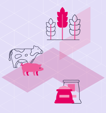 Auschnitt aus Systembild Landwirtschaft 