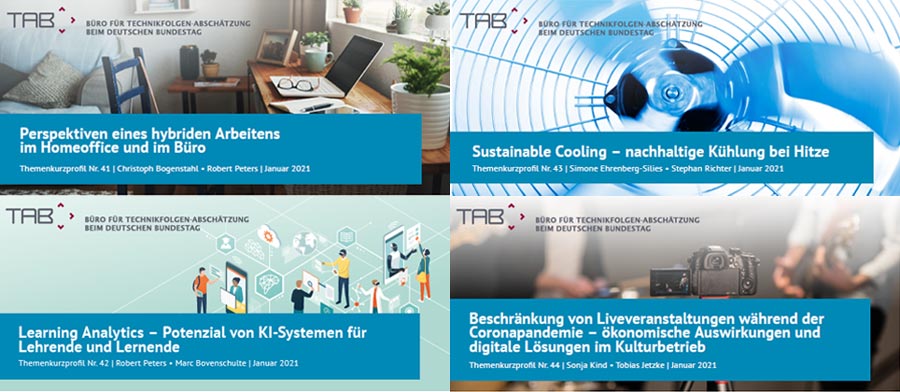 themenkurzprofile, hyrides arbeiten, sustainable cooling, learning analystics, digitale lösungen kulturbetrieb, corona